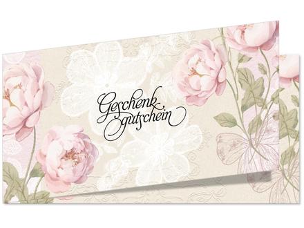 Faltgutschein DIN-lang für Unternehmen