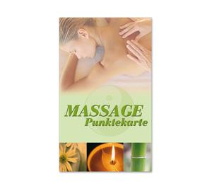 Punktekarten 10er Block Abokarte Abo-Karten Kundenbindung MA452 Masseure Massagestudios Massage Massagen Massageinstitut Massagetherapie Massagegutschein