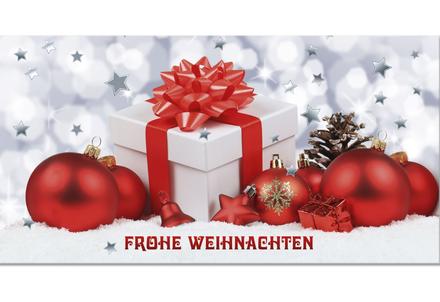 Gutscheinkarte Geschenkgutscheine geschenkgutscheine.com bestellen Klappkarten pos-hauer für Weihnachten Weihnachtsmotiv Weihnachtsgutschein