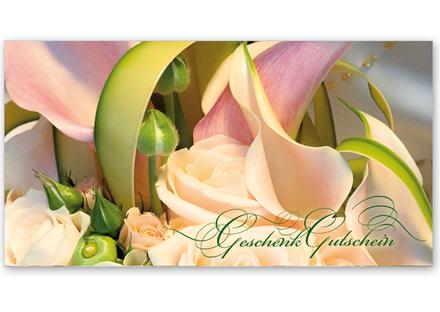 Gutschein bestellen Faltgutschein blanko Gutscheine Card Geschenkgutschein Vorlage Geschenkgutschein-shop BL229 Blumenhändler Blumenhandlung Blumen Blumengeschäft Blumengutschein