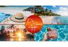 R224 Geschenkgutschein Multicolor zum Falten / Reisebüro Reisegutschein R224 Geschenkgutschein Multicolor zum Falten / Reisebüro Reisegutschein