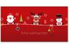 X232 Geschenkgutschein Multicolor zum Falten / Weihnachten Weihnachtsmotív X-mas X232 Geschenkgutschein Multicolor zum Falten / Weihnachten Weihnachtsmotív X-mas