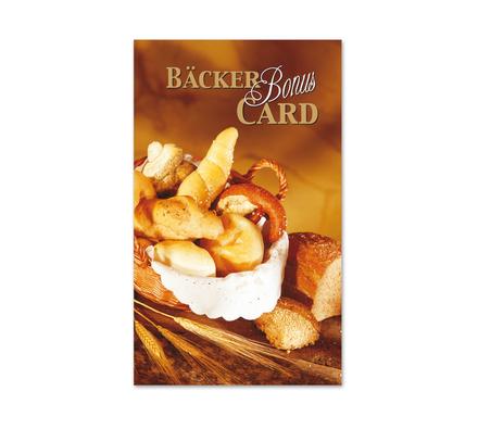 Kundenkarte Kundenkarten Kundenbindung Bonuskarte Treuepass S552 Bäckerei Konditorei Bäckergutschein