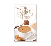 Cafepässe Kaffee-Pass Kaffee- und Tortenpass Kundenkarten Kundenbindung Bonuskarte Treuepass G510 Café Caféhaus Kaffeehaus Kaffee Eisdiele Eiscafé Eisgutschein