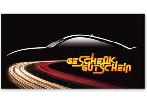 Gutschein für Auto Werkstatt Autoteile Tuning Tankstelle