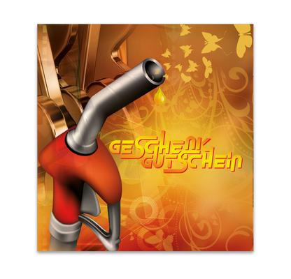 Gutschein bestellen Faltgutschein blanko Gutscheine Card Geschenkgutschein Vorlage Geschenkgutschein-shop TK706 Tankstellen Tankstelle tanken Tankstellengutschein Tankgutschein