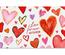 Gutscheinkarte zum Falten für Valentinstag