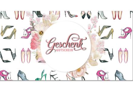 Geschenkgutschein für den Schuhhandel