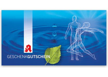 Gutschein bestellen Faltgutschein Gutscheine Card Geschenkgutschein Vorlage Geschenkgutschein shop Apotheke Pharmazie Apothekengutschein