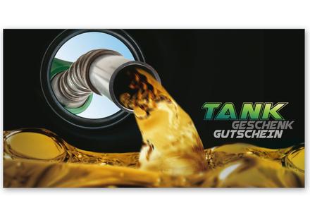 Gutscheinkarte Geschenkgutscheine geschenkgutscheine.com bestellen Klappkarten pos-hauer TK227 Tankstellen Tankstelle tanken Tankstellengutschein Tankgutschein