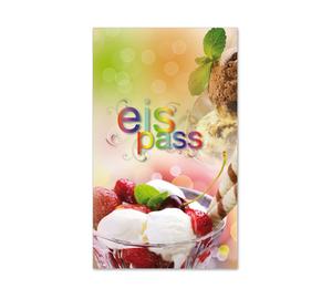 Eis-Pass Eis-Pässe Kundenkarten Kunden-Cards Kundenbindung Treuekarte Rabattsystem G228 Eisdiele Eiscafé