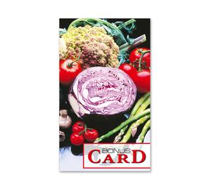 Kunden-Karte Kunden-Karten Kundencard Bonuskarten Kundenkarten OG552 Obst und Gemüse