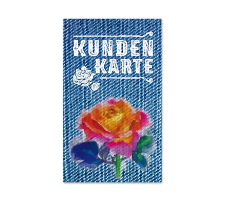 Kundenkarte Kundenkarten Kundenbindung Bonuskarte Treuepass FA566 Mode Modegeschäft Modeboutique Boutique Fashion Jeans Modegutschein Bekleidung Textilwaren