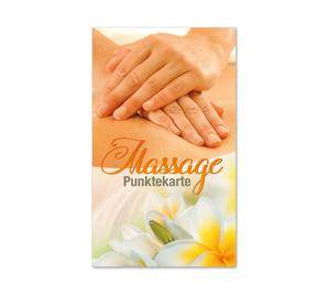 Punktekarte 10er Blöcke Abokarten Abo-Karte Kundenbindung MA465 Masseure Massagestudios Massage Massagen Massageinstitut Massagetherapie Massagegutschein