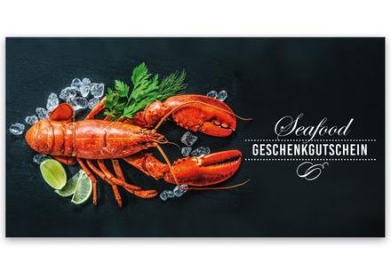 Gutscheinkarte Geschenkgutscheine geschenkgutscheine.com bestellen Klappkarten pos-hauer FK202 Fisch Fischwaren Kühlwaren Lebensmittel Meeresfrüchte