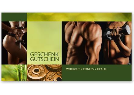 Gutschein Geschenkgutscheine Geschenk Gutscheine für Kunden Druckerei blanko bestellen Karten hauer FI211 Fitness Fitnesscenter Fitnessstudio Gymnastikstudio