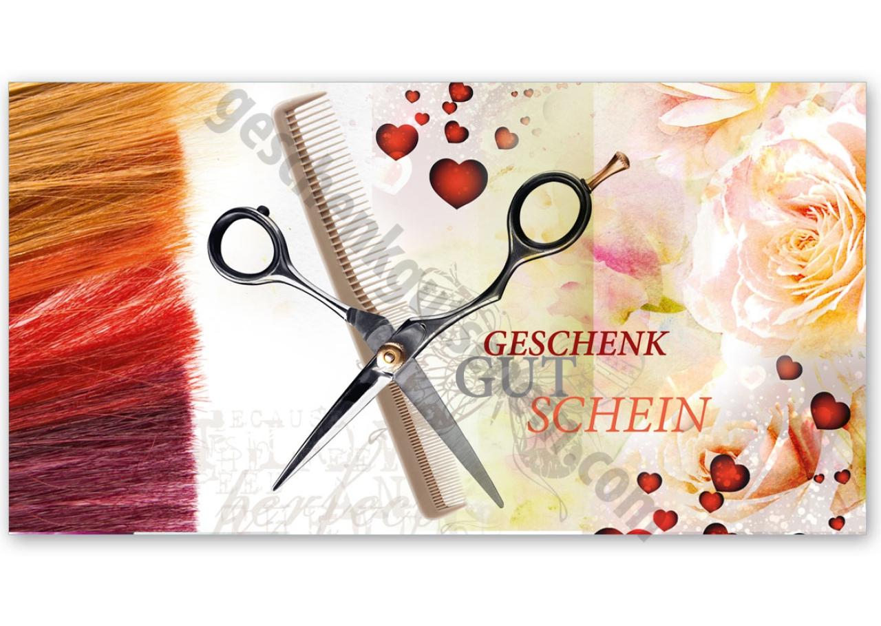 Multicolor Gutscheine Friseursalon K275