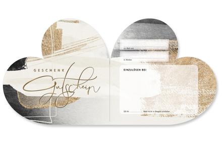 Herzgutschein: Innenseiten offen