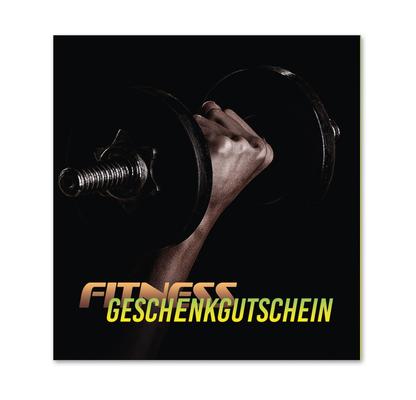 Gutschein bestellen Faltgutschein blanko Gutscheine Card Geschenkgutschein Vorlage Geschenkgutschein-shop FI702 Fitness Fitnesscenter Fitnessstudio Gymnastikstudio