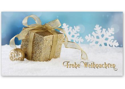 Gutschein Geschenkgutscheine Geschenk Gutscheine für Kunden Druckerei blanko bestellen Karten hauer X224 für Weihnachten Weihnachtsfest xmas X-mas Weihnachtsmotiv Weihnachtsgutschein