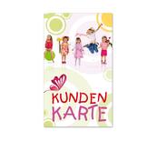 Kundenkarte Kundenkarten Kunden-Cards Kundenbindung Treuekarte Rabattsystem FA552 Mode Kindermoden