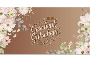Faltgutschein für Kosmetiksalon