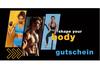 FI213 Geschenkgutschein Multicolor zum Falten / Fitness Fitnessstudio