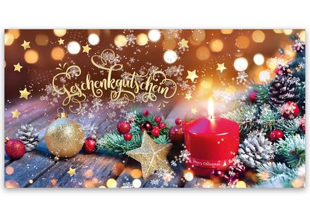 Gutschein bestellen Faltgutschein blanko Gutscheine Card Geschenkgutschein Vorlage Geschenkgutschein-shop X2014FG für Weihnachten Weihnachtsfest xmas X-mas Weihnachtsmotiv Weihnachtsgutschein