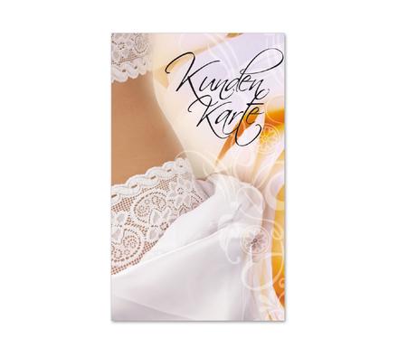 Kundenkarte Kundenkarten Kunden-Cards Kundenbindung Treuekarte Rabattsystem FA39 Mode Wäsche Dessous Wäschemode