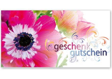 Multicolor Geschenkgutschein Gutscheinvordrucke Gutschein bestellen pos BL240 Blumenhändler Blumenhandlung Blumen Blumengeschäft Blumengutschein