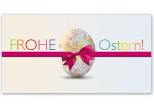 Gutscheinkarte Geschenkgutscheine geschenkgutscheine.com bestellen Klappkarten pos-hauer U206 Ostern Ostermotiv Osterfest Ostergutschein