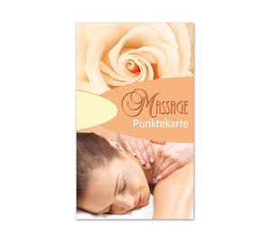 Punktekarte 10er Blöcke Abokarten Abo-Karte Kundenbindung MA451 Masseure Massagepraxis Massage Massagen Massageinstitut Massagetherapie Massagegutschein