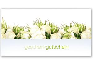 Gutschein bestellen Faltgutschein blanko Gutscheine Card Geschenkgutschein Vorlage Geschenkgutschein-shop BL232 für Unternehmen Firma Firmen Kunden Druckerei Werbemittel Büroartikel Blumenhändler Blumenhandlung Blumen Blumengeschäft Blumengutschein