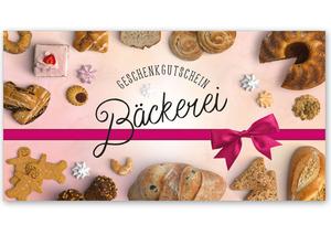 Multicolor Geschenkgutschein Gutscheinvordrucke Gutschein bestellen pos S218 Bäckerei Konditorei Bäckergutschein