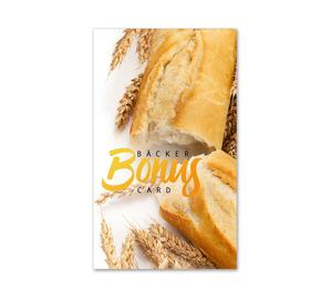 Kunden-Karte Kunden-Karten Kundencard Bonuskarten Kundenkarten S558 Bäckerei Konditorei Bäckergutschein