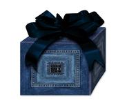 Geschenkgutschein in Form eines Päckchens mit Schleife