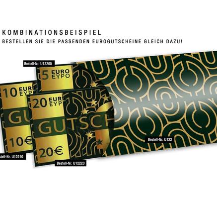Gutscheinverpackung dreidimensional / Gutschein-Box: Passendes Zubehör