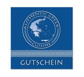 Gutschein Geschenkgutscheine Geschenk Gutscheine für Kunden Druckerei blanko bestellen Karten G404 Griechen griechische Restaurants griechisches Restaurant