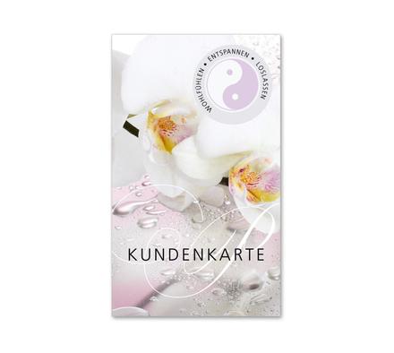 Kunden-Karte Kunden-Karten Kundencard Bonuskarten Kundenkarten MA566 Massage Kosmetik Massagepraxis Massagegutschein Wellness Spa Kosmetikinstitut Naturheilkunde Physiotherapie