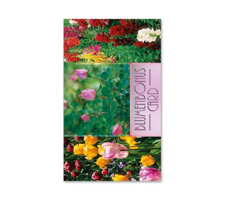 Kundenkarte Kundenkarten Kunden-Cards Kundenbindung Treuekarte Rabattsystem BL55 Gärtnerei Gartenbau Gärtner Garten Gärtnereigutschein Pflanzen