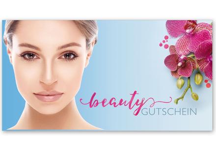 Gutscheinkarte Geschenkgutscheine geschenkgutscheine.com bestellen Klappkarten pos-hauer KS276 Kosmetikstudio Kosmetiksalon Kosmetik Kosmetiker Kosmetikgutschein