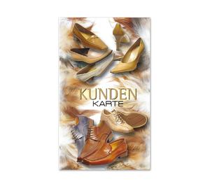 Kundenkarte Kundenkarten Bonus-Pass Bonus-Pässe Treuepässe SH558 Schuhe Schuhgeschäft Schuhwaren Schuhhandel Lederwaren Schuhmacher Schuhgutschein