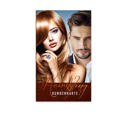 Kunden-Karte Kunden-Karten Kundencard Bonuskarten Kundenkarten K599 Friseurgutschein Friseurgeschäft Friseursalon Friseur hairstyling Frisör Coiffeur Haarstudio Coiffure Coifför