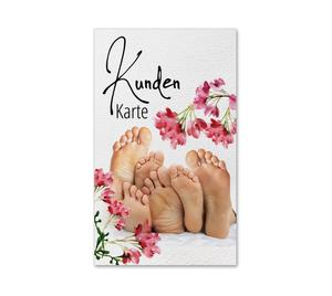 Kundenkarte Fußpflege