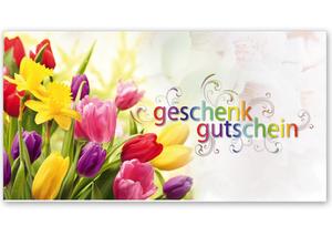 Gutscheinkarte Geschenkgutscheine geschenkgutscheine.com bestellen Klappkarten pos-hauer BL235 Gärtnerei Gartenbau Gärtner Garten Gärtnereigutschein Pflanzen