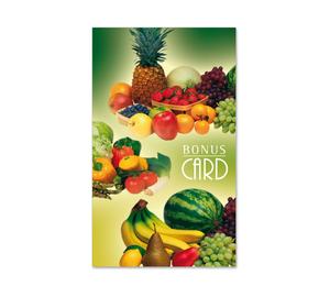 Kundenkarte Kundenkarten Kunden-Cards Kundenbindung Treuekarte Rabattsystem OG555 Obst und Gemüse