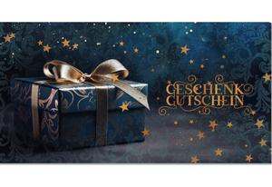 Faltgutschein für Weihnachten