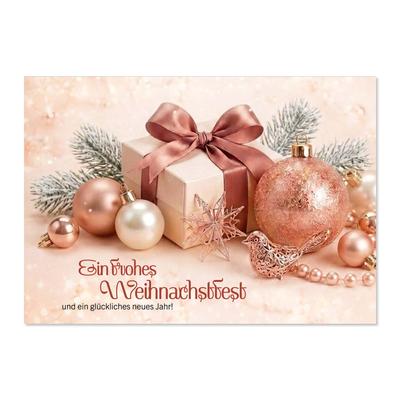Weihnachtskarte / Postkarte: Vorderseite