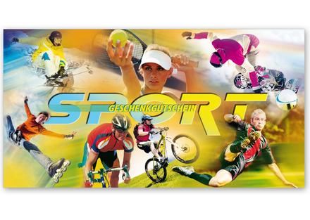 Gutschein Geschenkgutscheine Geschenk Gutscheine für Kunden Druckerei blanko bestellen Karten hauer SP228 Sport Sportartikel Sportartikelhandel Sportgutschein