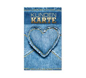 Kunden-Karte Kunden-Karten Kundencard Bonuskarten Kundenkarten FA558 Mode Modegeschäft Modeboutique Boutique Fashion Jeans Modegutschein Bekleidung Textilwaren